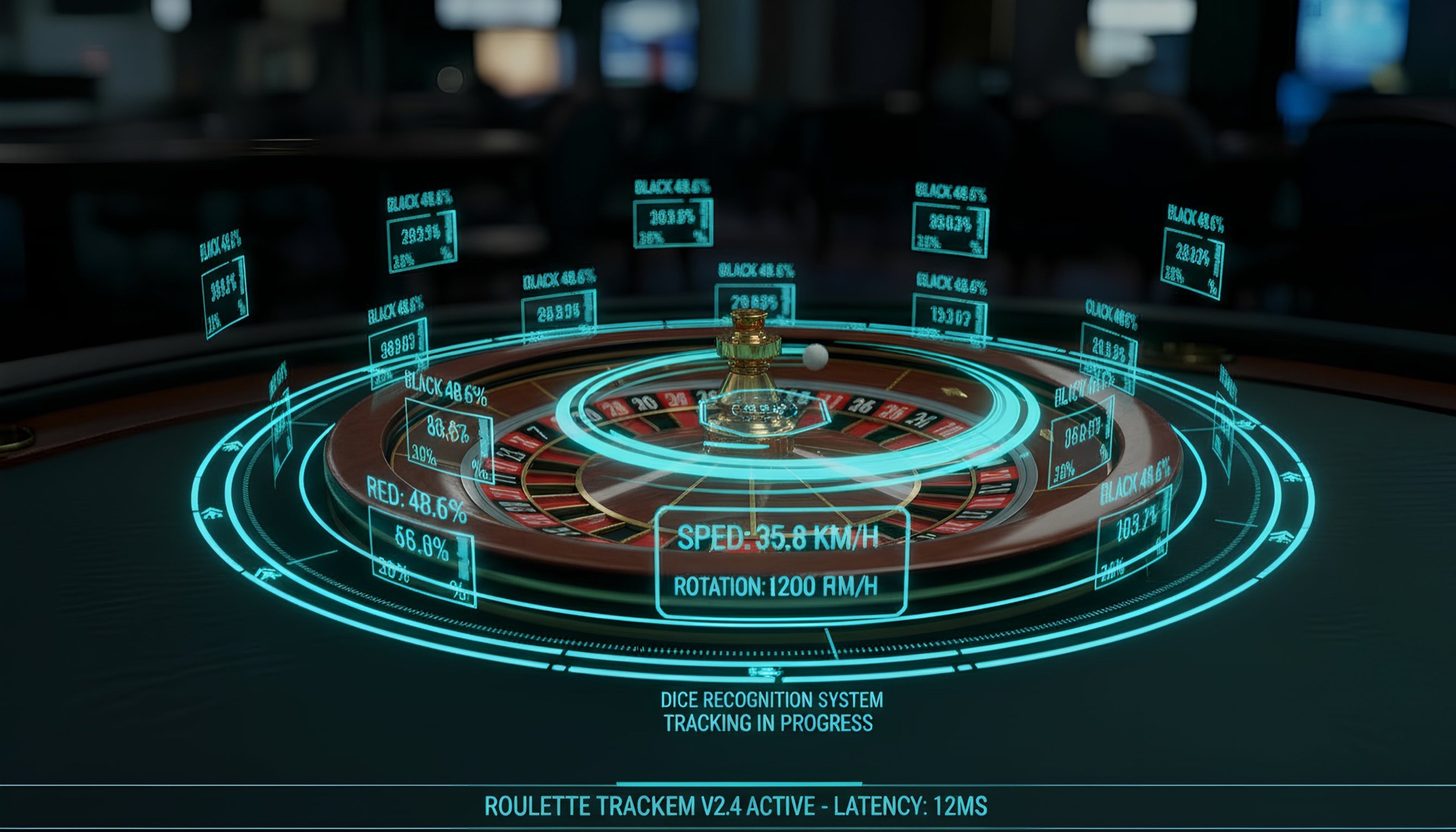 Advanced gaming recognition technology and live studio control systems