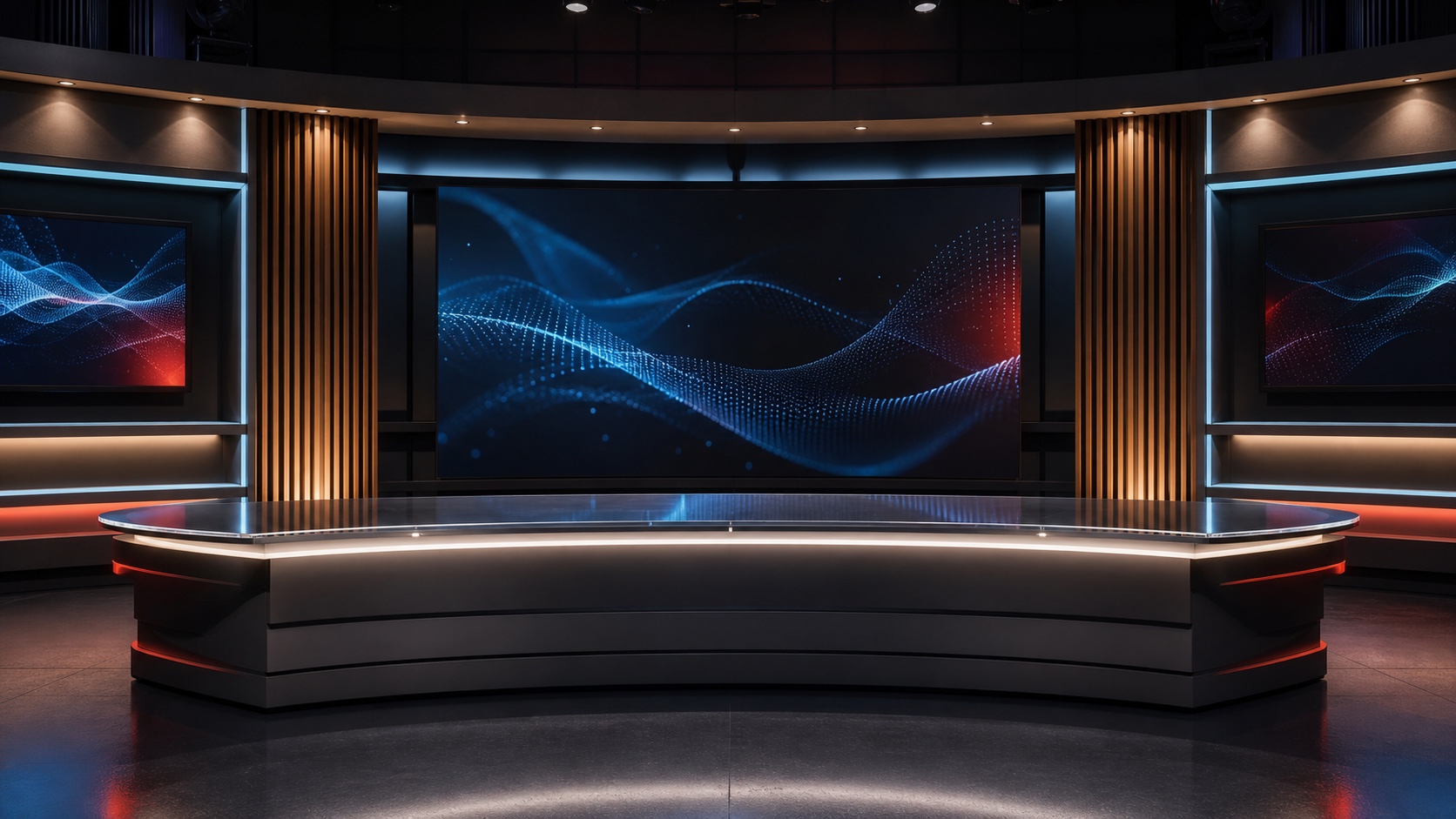 Pulse Desk virtual presenter environment
